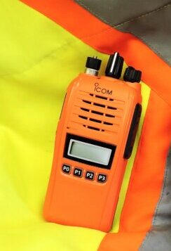 IC-F1000S - VHF Commercial Portable Radio - High Visibility Orange